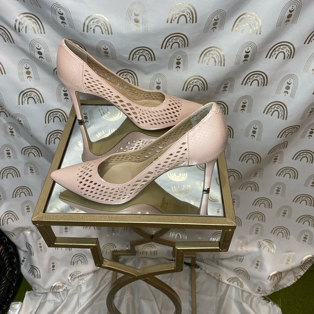 Unisa Blush Pink Perforated Heels